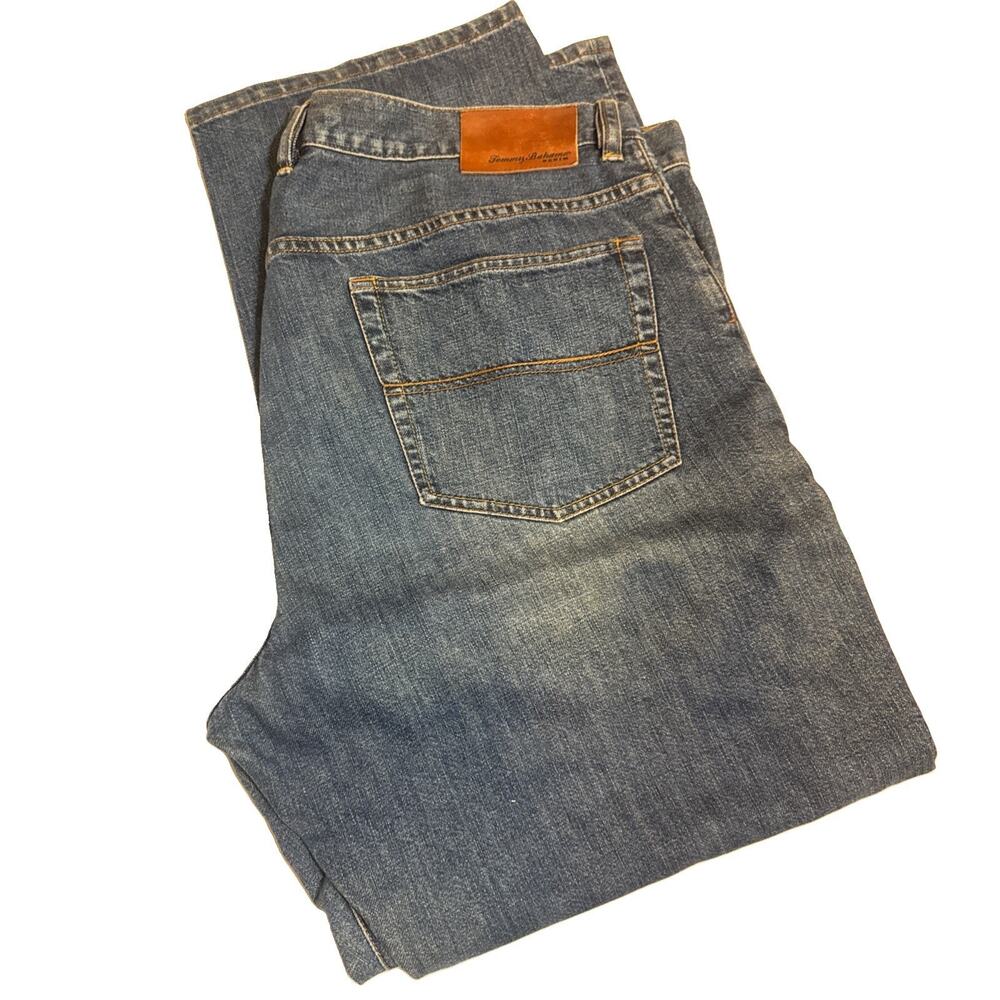 Tommy Bahama Authentic Mens Denim Jeans Size 40/30 Medium Wash Straight Fit